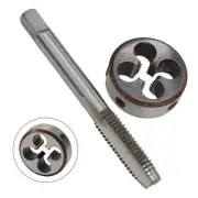 Right Handed M8 x 125mm Metric Thread HSS Tap and Die Set for Precision Work