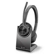 Poly Voyager 4320 UC Stereo USB Bluetooth Headset (Stand & USB Dongle) - 77Y99AA