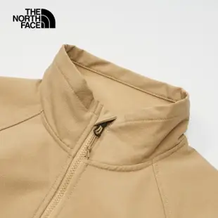 【The North Face 官方旗艦】北面男款卡其色防風防潑水輕量風衣｜83S6N51