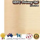 Privacy Net Garden Patio Balcony Shade Screen 75GSM HDPE Netting Fabric Beige AU