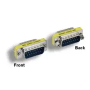 [Lot10] DB15 Male to Male Mini Adapter 15Pin Low Profile Changer JoyStick PC Gam