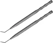 FOMIYES 2pcs Stainless Steel Rods Set for Lash Perm Eyelash Extension Tool Kit Massage Pen