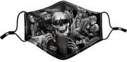 DGA David Gonzales Art Bad 2 The Bone Lovers Reusable PM 2.5 Filter Face Mask