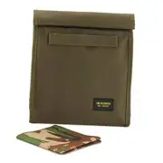 Insulated Lunch Bag for Men and Women; Rolltop Lunch Box with 2 Side Mesh