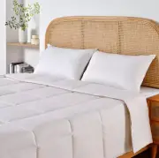 Onkaparinga Wool Quilt Queen Warm And Comfortable Cotton Cover New