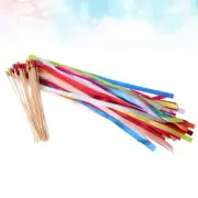 20 Pcs Fairy Wand Party Ribbon Streamers Dance Ribbons Toddler