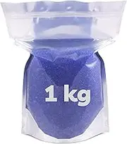 Silica Gel Beads Blue, Mosture Absorbing Dehumidifying Beads 3-5mm (1KG). Blue Silica Gel Beads Turn to Pink to Indicate Reactivation. Reusable Desiccant Beads Rechargeable Moisture Absorber Silica Gel
