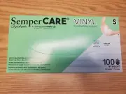 VINYL EXAM 4MIL FDA APPROVED GLOVE SM 100/BX, 10BX/CS - new case