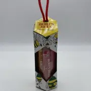 Burt's Bees Mistletoe Kiss Pink Pomegranate Peony Lip Balm Gift Set 3pc NIB