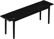 LYXWGRZD Wood Bench, Dining Room Bench with Rounded Corner, Entryway Bench, Dining Bench,Table Benches for Bedroom, Dining Room, Entry Way, Sturdy and Stable(120cm/47.2in)