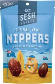 J.C.'S QUALITY FOODS Sesh Snacks Nippers Sweet and Salty Nut Mix