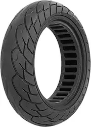 10 Inch Solid Tire 10x2.50 Rubber Compatible With Ninebot MAX G30 G30P G30LE G30LP Electric Scooter Parts 60/70-6.5 Scooter accessories(Black)
