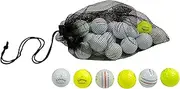 Clean Green Golf Balls 24 Recycled Used Golf Balls for Callaway ERC Triple Track Golf Ball Bulk Mix - Cheap Golf Balls Good Condition - Includes for Callaway Golf Balls for Men and Mesh Carrying Bag