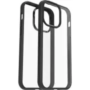 OtterBox Apple iPhone 14 Pro Max React Series Antimicrobial Case - Black Crystal (Clear/Black) (77-88898)