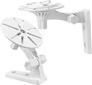Tofficu 2pcs Camera Bracket Security Camera Stand Wall Mount Bracket for Camera Security Camera Display Holder Camera Wall Bracket Security Camera Mount Bracket Wall Camera Mount Abs White