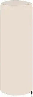 Patio Heater Cover Waterproof Convenient Weatherproof Outdoor Durable Easy to Install Dustproof with Zipper and Storage Bag, Beige