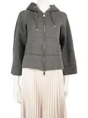 Grey Full Zip Hoodie