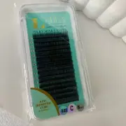 NEW Lashbox LA Silky Mink Lashes C Curl 0.03 8mm Lash Tray Eyelash Extensions
