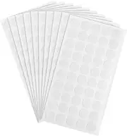 Generic 10 Sheets Nano Adhesive Tape Double-Sided Adhesive Dots Tape Dots Stickers Sticky Tack for Wall Hanging Double Sided Sticky Double Sided Tape for Walls Glue Tape White Polyethylene