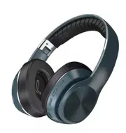 Wireless Headphones Foldable Bluetooth Earphones Earbuds Gaming Headset HIFI Sound Support TF Card for PC xiaomi iphone phone (Blue