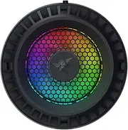 Razer Phone Cooler Chroma (Universal Clamp) - Smartphone Cooling Fan Chroma RGB (Compatibility with Most Smartphones, Advanced Cooling Technology, Twelve RGB LEDs, USB Type-C) Black