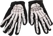 [SHERCHPRY] Men's Skeleton Gloves for Halloween Party Cosplay Reusable Decorative Gloves