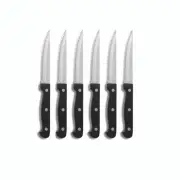 Comas steak knife set Eco 12 pcs, meat knives with satin finish, stainless steel