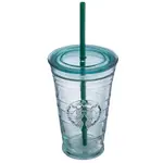 星巴克 透明女神玻璃TOGO冷水杯 環保杯 交換禮物