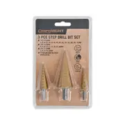 Craftright 3pc Step Drill Set