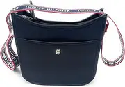 [Tommy Hilfiger] Bag I Women's I Blue I Crossbody I Shoulder Bag I Shoulder Bag I 25 x 20 x 10 cm I Tommy Lettering I Women's Handbag - Women Bag8251, blue