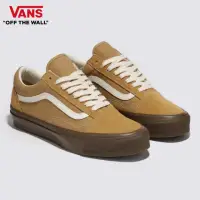 在飛比找momo購物網優惠-【VANS】Old Skool 36 男女款芥末黃色滑板鞋