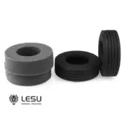 LESU 1Pair Rubber Tires D for 1/14 Tamiya RC Tractor Truck DIY Model Car Part