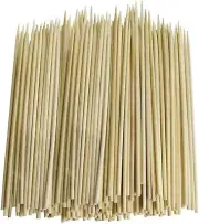 1000 pcs 8" Bamboo Skewer Kabob Grill Appetizer Fruit Picks BBQ Skewers