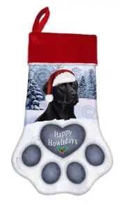 Labrador Retriever American Holiday Christmas Stocking
