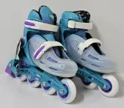 Crazy Skates 148 Teal Size Small J11 To 1 Adjustable Inline Unisex In Box