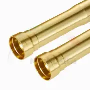 2Pcs Outer Fork Tubes Light Gold Pipe for HONDA CBR600RR 2007-2012 51410-MFJ-D01
