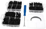 Zerodeko 626Pcs Car Bumper Repair Kit with Fasteners Clips Screwdriver Durable Vehicle Fasteners Assortment for Easy Installation Uninstallation of Bumper Clips and Retainers