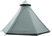 Camping Beach Tent Pyramid Camping Family Tent Double Rainproof Tent 4-6 People Outdoor Picnic Field Waterproof Large Outdoor Tent for Outdoor Hiking Fishing
