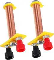 TIDTALEO Electromagnetic Solenoid T-Shaped Coil Physics Experiment Kit for Students Induction Learning Tool Educational Physics Coil 2pcs