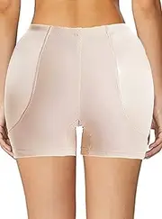 [Sliot] Women Hip Enhancer Panties Boy Shorts Padded Body Shaper Butt Lifter Shapewear Underwear Pads Tummy Control Seamless