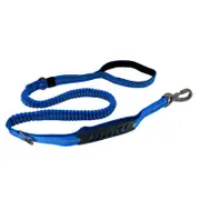 Waggly Bungee Dog Lead Blue