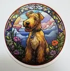Airedale Terrier Dog 2” Vinyl Sticker for Phone, Car, Laptop, Bottle, Notebook