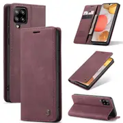 CaseMe Samsung Galaxy A42 5G Classic PU Leather Folio Case Cover A426 [Wine]