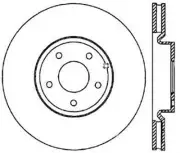 StopTech Disc Brake Rotor-C-TEK Centric for Infiniti / Nissan 121.42079 (for: Nissan)