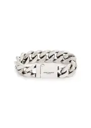 Saint Laurent Collier Chunky Chain Bracelet - Silver M