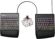 KINESIS Gaming Freestyle Edge RGB Split Mechanical USB Keyboard (MX Brown)