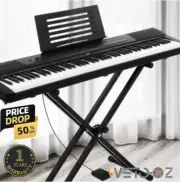 88 Keys Electronic Piano Keyboard Electric Holder Music Stand Touch Sensitive