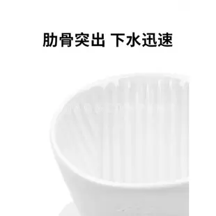 kalita日本扇形樹脂陶瓷三孔濾杯