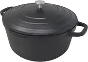 [Westinghouse] Performance Series WCCC0095028BK Large Cooking Pot 28 cm Coated Stewing Pot for Induction, All Hobs and Oven-Safe Including Handle Holder Black