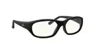 Ray-Ban Daddy-O RB2016 601SBF Matte Black Clear Lenses 59-17-125 NWT